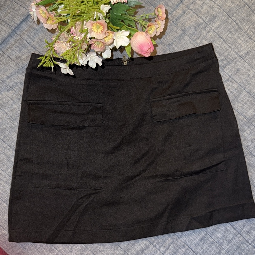 Military Style Mini Skirt